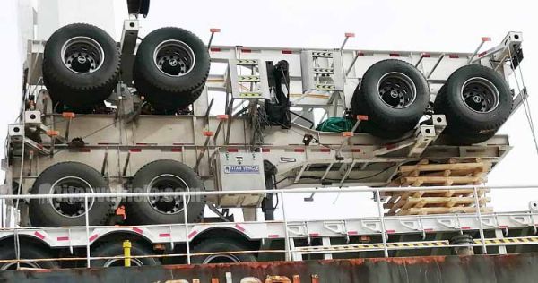 2 Axle 20ft Skeletal Trailer for Sale in Mozambique Beira