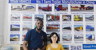 Papua New Guinea Customer Paid Full Price for Tri Axle Flatbed Trailer