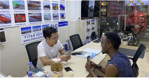 Congo Agents Purchased a Flatbed Trailer for Wood Transport