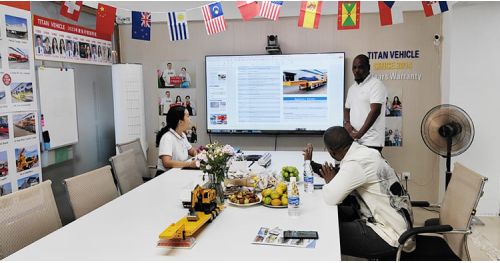 Tanzania Agent Purchased 3 Axle Low Bed Trailers for Transport from Tongya VEHICLE