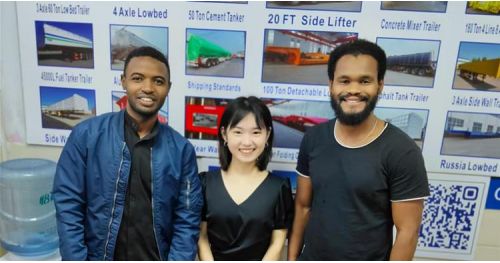 Namibia Agents Purchased a Lowbed Trailer for Excavator Transport