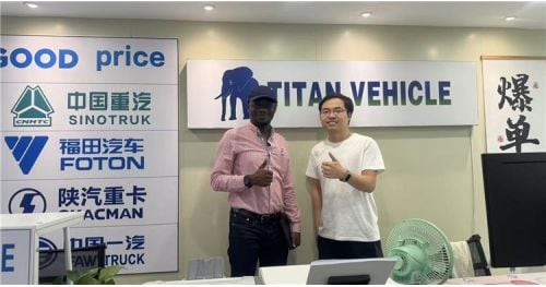 Guinean Customers Visit Tongya to Purchase Lowbed Trailers