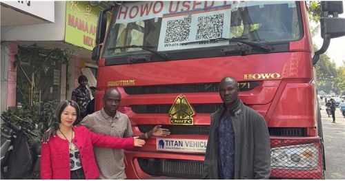 Cameroon Customer Bought the Used Howo Dump Truck