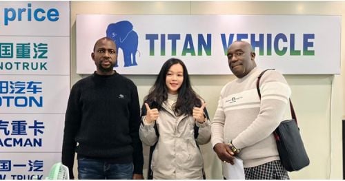 Tanzanian Customers Came to Tongya to Buy 3 Axle Semi Dump Trailer