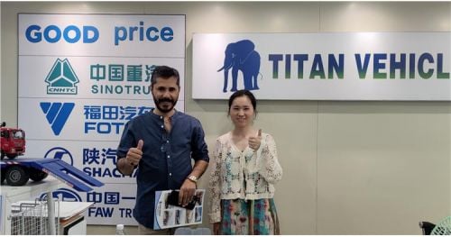 Saudi Arabia Customer Purchased Tri Axle Flatbed Container Trailer from Tongya Vehicle