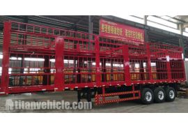 3 Axle livestock semi trailer has delivery to Zambia