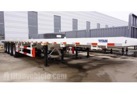4 Axle Flat Bed Semi Trailer will be sent to Oman