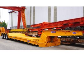 3 Axle 80ton Detachable Gooseneck Trailer will be sent to Ghana