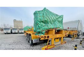 40 ft Side Loader Container Trailer will export to Jamaica