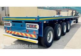 4 Axle Flat Trailer for Sale will be sent to Jamaica