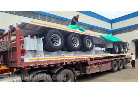 2 Units of Flatbed Trailer with Front Wall Ready Ship to Ghana