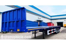 3 Axle Semi Flatbed Trailer will be Shipped to Namibia