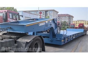 4 Axle Detachable Lowboy Trailer will be sent to Jamaica
