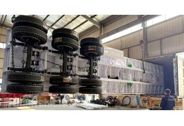 Tri Axle Side Body Trailer ship to Zambia by Container