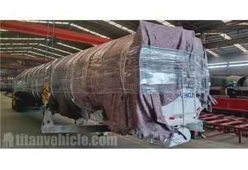 2 Axle Diesel Tanker Trailer are ready to ship Congo