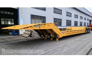 Tri Axle Folding Gooseneck Trailer will be sent to Anguilla
