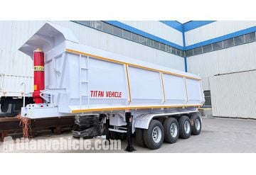 4 Axle Semi Dump Trailer will be Shipped to Barbados