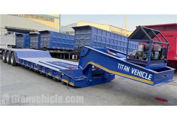 Tri Axle Detachable Gooseneck Trailer will be sent to Nigeria Lagos