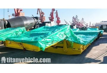 4 Axle 100 Ton Removable Gooseneck Trailer will be Sent to Trinidad