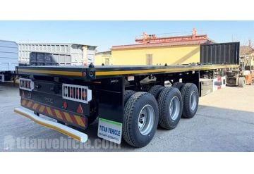 40 Ft Flatbed Trailer will be Shipped to Uganda