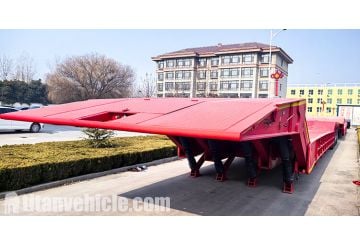 4 Axle 120 ton Folding Gooseneck Trailer will be Sent to Saudi Arabia