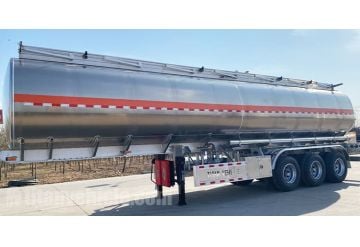 Tri Axle Aluminum Semi Trailer Fuel Tank will be Sent to Costa Rica 