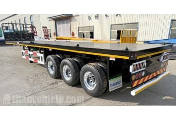 40ft Container Flatbed Trailer will be sent to Sierra Leone
