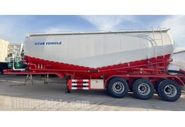 Dry Bulk Cement Tanker Trailer Ready Ship to Ghana