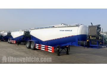 2 Axle 25CBM Cement Tanker Trailers Ready Ship to KSA