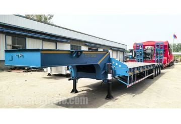 4 Axle Extendable Low Bed Trailer will be Shipped to Guyana