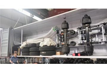 4 Axle Dump Trailer will be sent to Nigeria Lagos