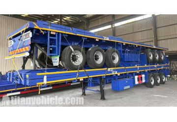 3 Axle Wood Log Trailer will be Sent to Nigeria