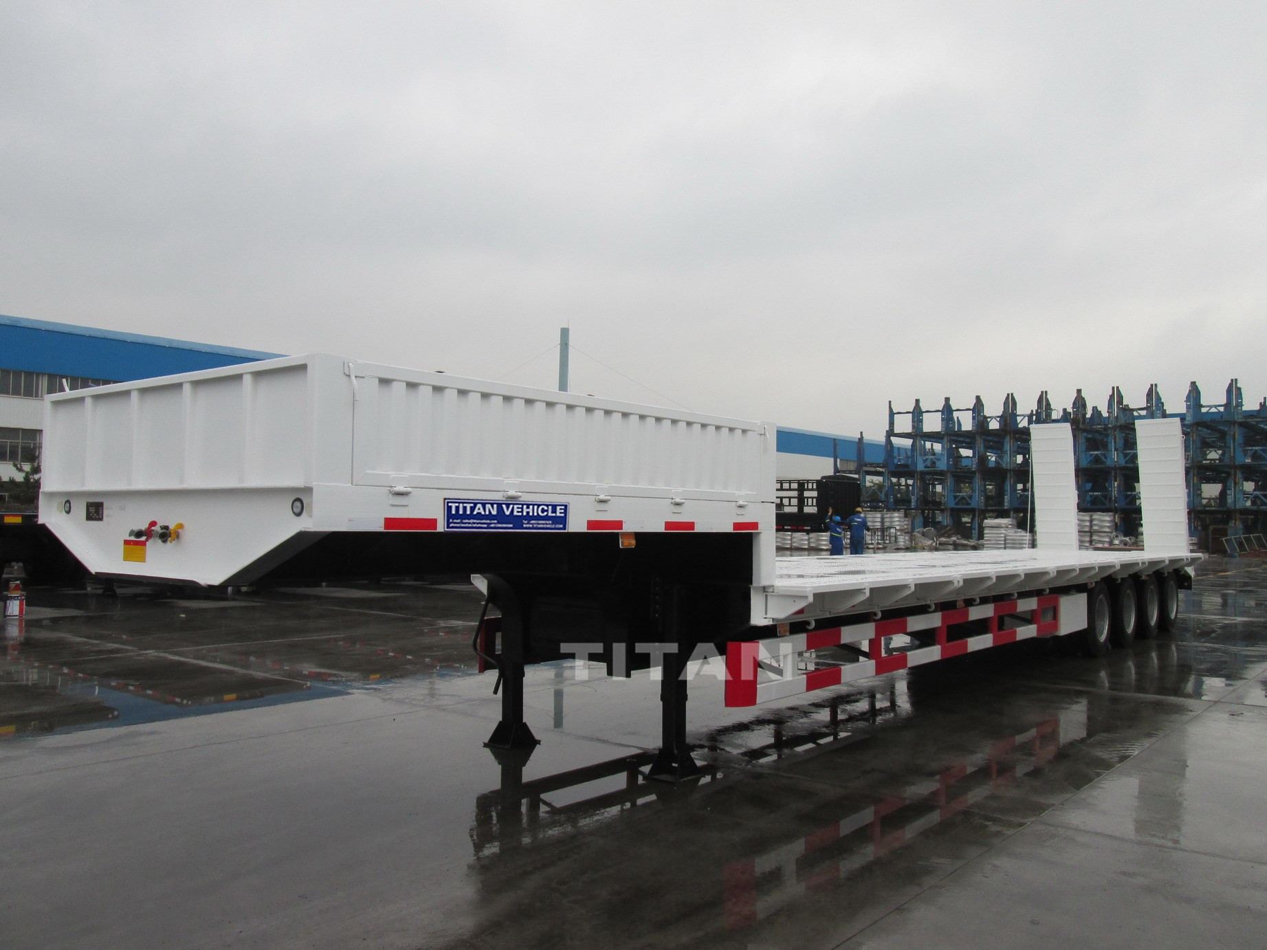 Hydraulic 2 axle 3 axle 4 axle Lowbed 80 ton 100 ton 120 ton 150 ton low loaders semi Trailer with sidewall Hydraulic 2 axle 3 axle 4 axle Lowbed 80 ton 100 ton 120 ton 150 ton low loaders semi Trailer with sidewall