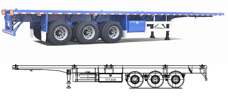 Triaxle Flat Bed | How much is trailer truck price in Nigeria