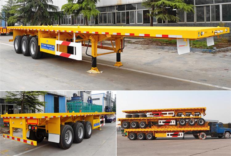 Triaxle Flat Bed  How much is trailer truck price in Nigeria