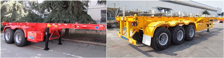 Container Chassis Trailer for Sale - 20ft/40ft Container Chassis Trailer Characteristics