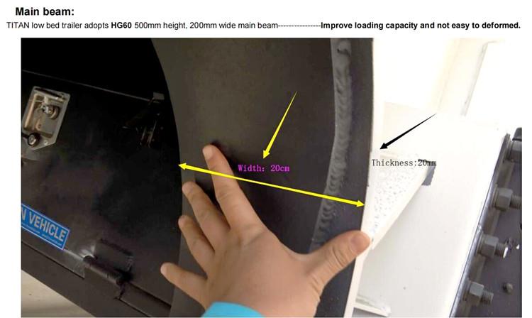 What's the difference between multi types low loader trailer?
