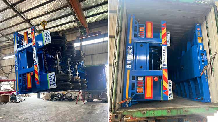 Tanzanian Customers Visited Tongya VEHICLE to Buy Flatbed Trailer