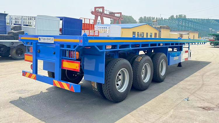 Tanzanian Customers Visited Tongya VEHICLE to Buy Flatbed Trailer