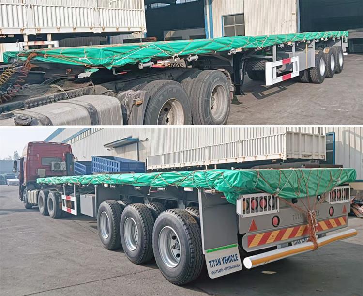 Tongya Vehicle Tri Axle Trailer for Sale in Uganda