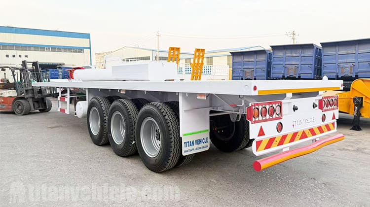 Tri Axle Flatbed Trailer for Sale in Jamaica