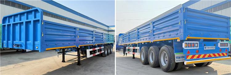 Tri Axle 60 Ton Side Wall Trailer for Sale In Guyana
