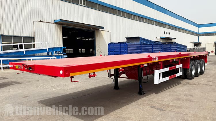 Three Axle Flatbed Trailer Manufacturers for Sale in Guyana