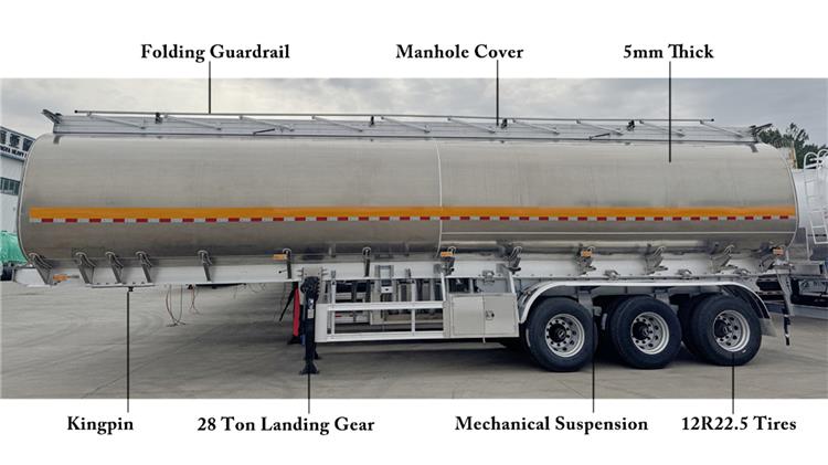 Aluminum Tanker Trailer for Sale In Kenya