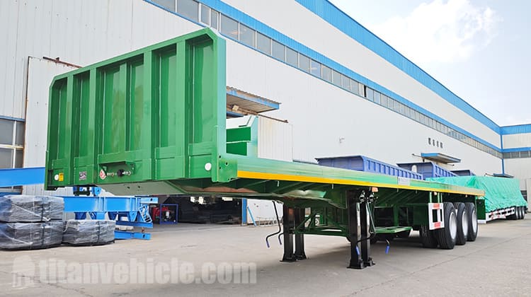 Tri Axle Semi Truck Flatbed Trailer Prices in Uganda