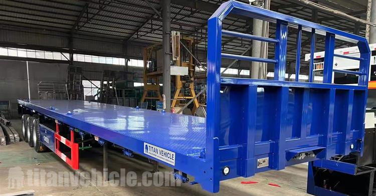 Tri Axle 40Ft Container Trailer will be sent to Qatar