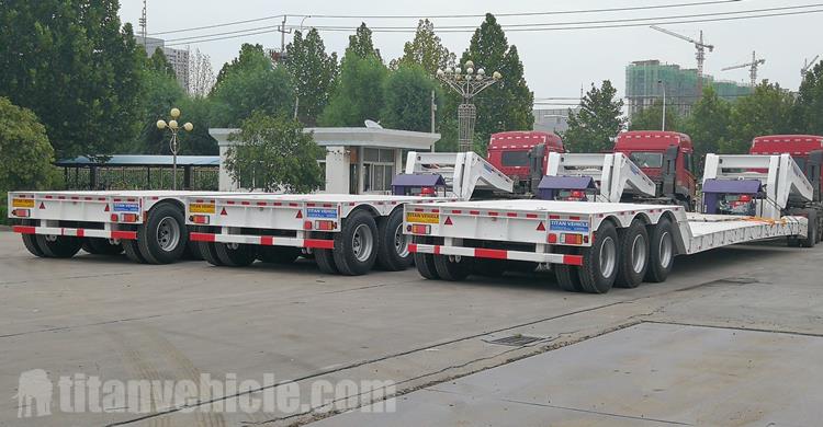 Triple Axle 70 Ton Removable Gooseneck Trailer for Sale In Nigeria Lago