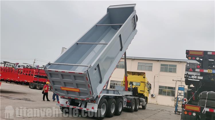 Tri Axle 60 Ton Dump Trailer for Sale In Guyana