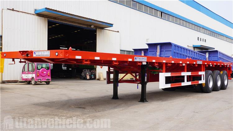 Tri Axle Flatbed Trailer for Sale In Benin