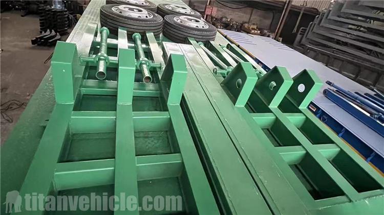 Tri Axle 60 Ton Low Loader Trailer for Sale In Liberia
